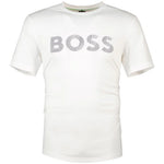 BOSS Active Logo 10280182 GREEN kurzarm-T-shirt