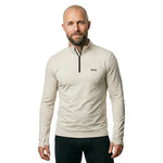 BOSS Active 10280191 GREEN halbreißverschluss-sweatshirt