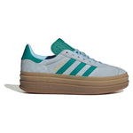 adidas Originals Gazelle Bold sportschuhe – Himmelblau/Grün/Gold metallic