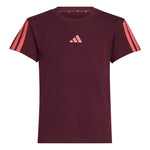 adidas Kinder Essentials kurzarm-T-shirt – Weinrot