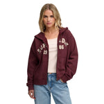 Superdry Athletic Essentials Relaxed Crop Reißverschlusspullover