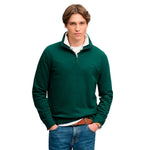 Superdry Essential Serif Logo halbreißverschluss-sweatshirt