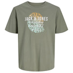 Jack & Jones Gradient Print kurzarm-T-shirt – Grün
