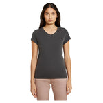 G-Star Overdyed Eyben Slim 2.0 kurzarm-T-shirt mit v-ausschnitt – Tiefschwarz