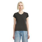G-Star Overdyed Eyben Slim 2.0 kurzarm-T-shirt mit v-ausschnitt – Grau