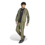 adidas Essentials 3 Stripes Fleece Tapered Cuffed Joggers