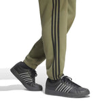 adidas Essentials 3 Stripes Fleece Tapered Cuffed Joggers