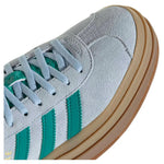 adidas Originals Gazelle Bold sportschuhe – Himmelblau/Grün/Gold metallic