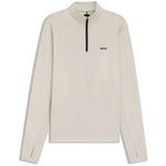 BOSS Active 10280191 GREEN halbreißverschluss-sweatshirt