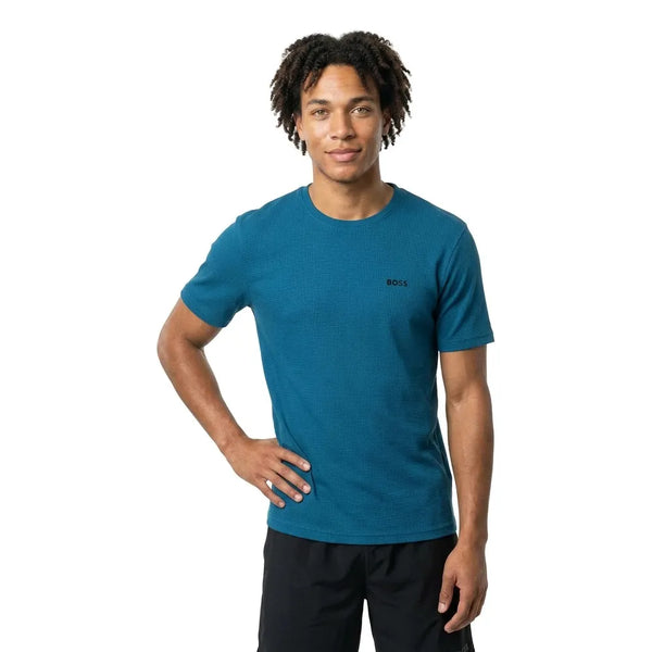 BOSS Waffle 10269584 Kurzarm-Pyjama-T-Shirt