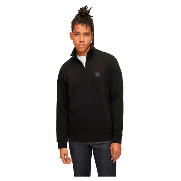 BOSS Zetrust 10234591 ORANGE halbreißverschluss-sweatshirt