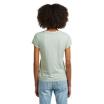 G-Star Overdyed Eyben kurzarm-T-shirt mit v-ausschnitt – Blassgrün