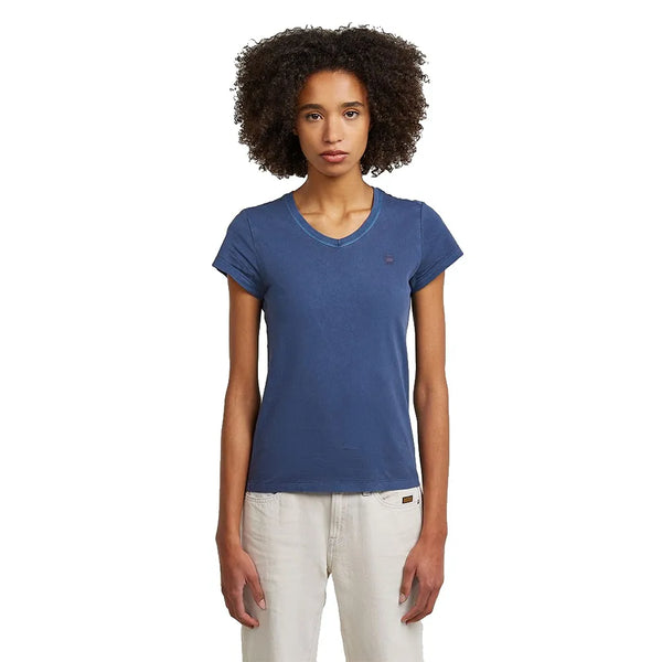 G-Star Overdyed Eyben kurzarm-T-shirt mit v-ausschnitt