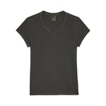 G-Star Overdyed Eyben Slim 2.0 kurzarm-T-shirt mit v-ausschnitt – Grau