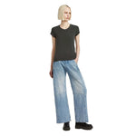 G-Star Overdyed Eyben Slim 2.0 kurzarm-T-shirt mit v-ausschnitt – Grau