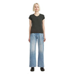 G-Star Overdyed Eyben Slim 2.0 kurzarm-T-shirt mit v-ausschnitt – Grau