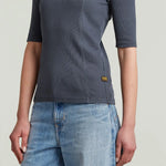 G-Star Washed A Line Slim Fit kurzarm-T-shirt