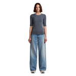 G-Star Washed A Line Slim Fit kurzarm-T-shirt