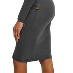G-Star Washed Slim Fit langärmliges kurzes kleid