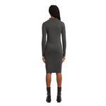 G-Star Washed Slim Fit langärmliges kurzes kleid