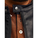 Jack & Jones Dylan Clean Plus Size lederjacke