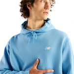 New Balance Sport Essentials kapuzenpullover – Blau