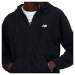 New Balance Sport Essentials Logo French Terry Reißverschlusspullover