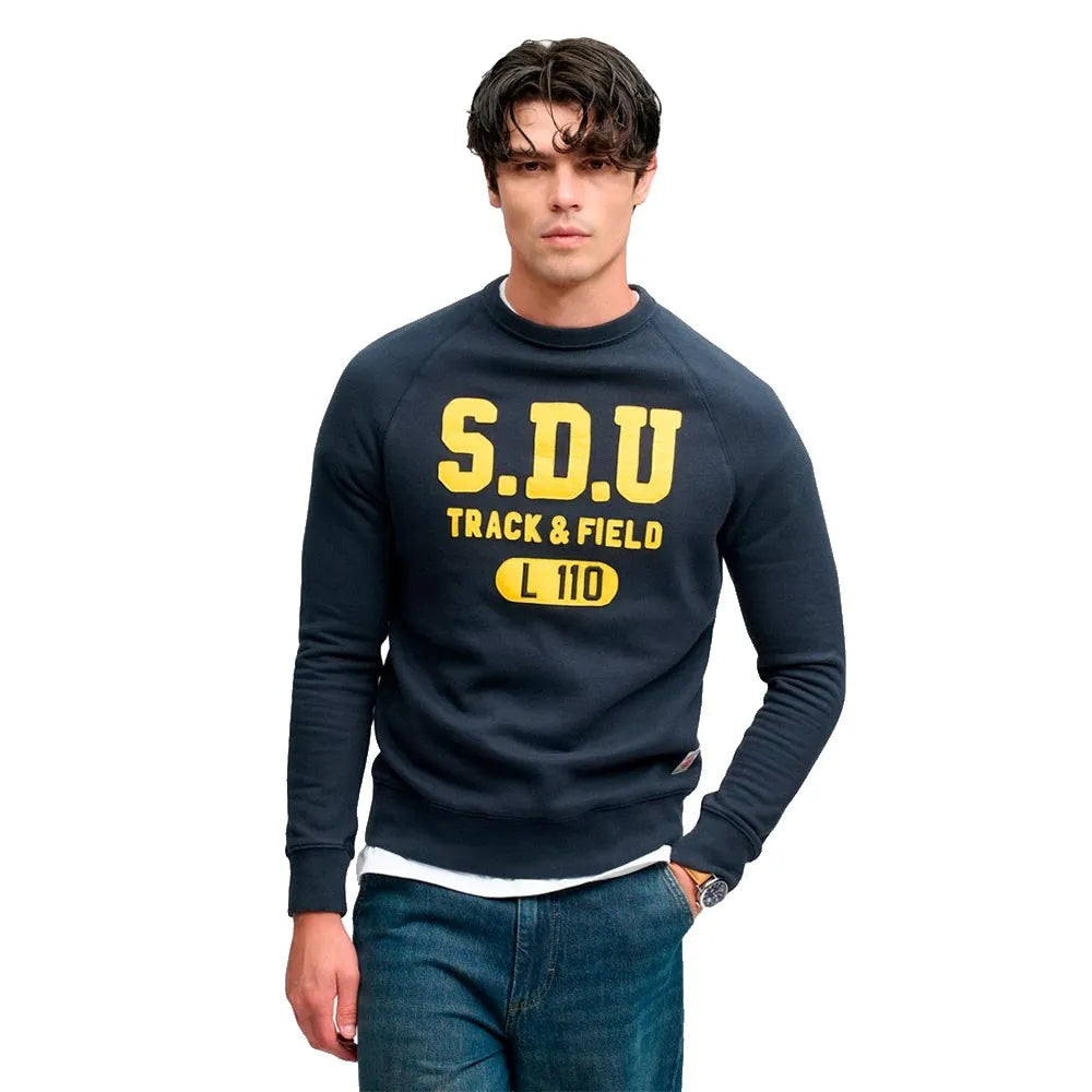 Superdry Ath Felt Applique Relaxed Crew sweatshirt