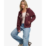 Superdry Athletic Essentials Relaxed Crop Reißverschlusspullover
