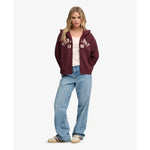 Superdry Athletic Essentials Relaxed Crop Reißverschlusspullover
