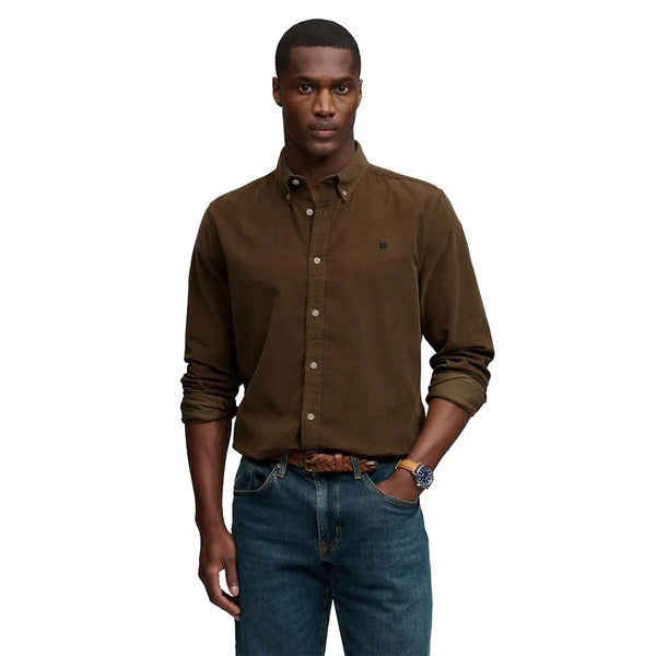 Superdry Classic Needle Cord langarmhemd