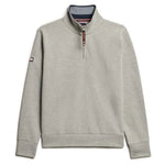 Superdry Core Pique Henley halbreißverschluss-sweatshirt