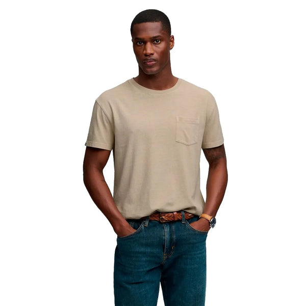 Superdry Cotton Classic Linen Pocket kurzarm-T-shirt