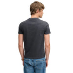 Superdry Essential Company Logo kurzarm-T-shirt – Schwarz meliert
