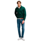 Superdry Essential Serif Logo halbreißverschluss-sweatshirt