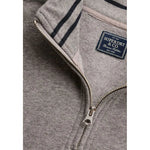 Superdry Essential Serif Logo halbreißverschluss-sweatshirt