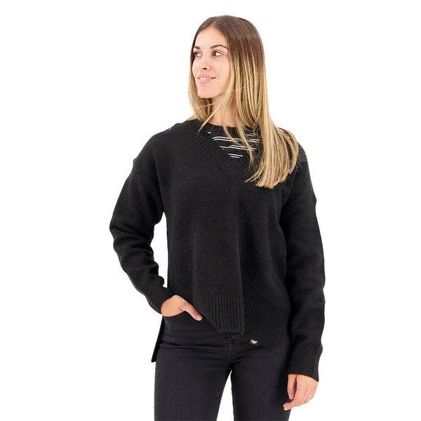 Superdry Oversized pullover mit v-ausschnitt