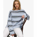 Superdry Slouchy Brushed Stripe pullover