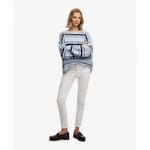 Superdry Slouchy Brushed Stripe pullover