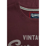 Superdry Vintage Logo Classic kurzarm-T-shirt – Portweinrot