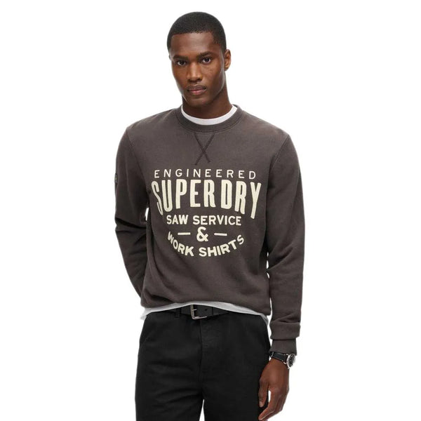 Superdry Workwear Applique sweatshirt